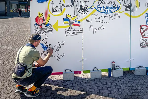 Graphic Recording Freairaumgalerie